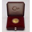1995 - Zlatá medaile s motivem české měny "2 Kč", Au 1/4 Oz
