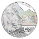 2023 - Stříbrná mince Český lev 2 NZD  s hologramem - 1 Oz