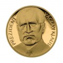 2008 - Zlatá medaile Prezident Václav Klaus, Au 1/4 Oz