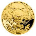 2023 - Zlatá čtvrtuncová mince 10 NZD Český lev Proof - 1/4 Oz...raženo pouze 200 ks!!! - orientační cena
