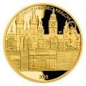 2023 - Zlatá pamětní mince Hradec Králové - Městské památkové rezervace - Proof
