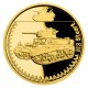 2023 - Sada 4 zlatých mincí 25 NZD Obrněná technika - Proof