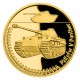 2023 - Sada 4 zlatých mincí 25 NZD Obrněná technika - Proof