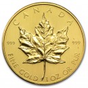 Zlatá investiční mince Maple Leaf 1 Oz - rok 1980