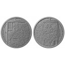 2024 - Stříbrná mince Komenského mapa Moravy - Standard