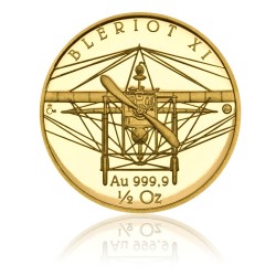 Zlatá medaile První veřejný let Jana Kašpara - Au 1/2 Oz