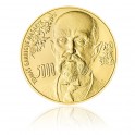 Zlatá investiční medaile s motivem bankovky 5000,- Kč, Au 1kg
