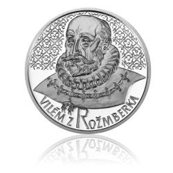 Sada 4 stříbrných medailí Poslední Rožmberkové