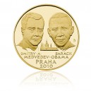 2010 - Zlatá medaile Summit Obama-Medveděv, Au 1 Oz