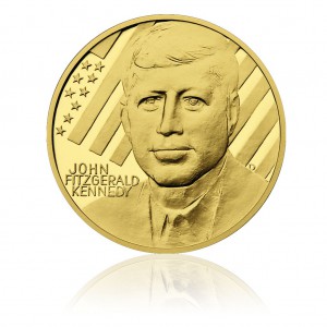 2010 - Zlatá medaile John Fitzgerald Kennedy, Au 1/2 Oz