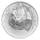 2024 - Stříbrný Tolar k narození dítěte - Čáp