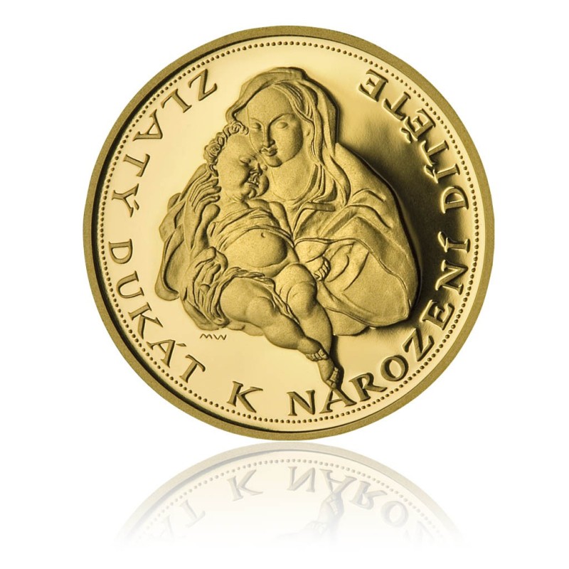 2010 - Zlatý Dukát k narození dítěte, Au 1/10 Oz 