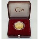 1997 - Zlatá medaile s motivem české měny "10 Kč" b.k., Au 1/2 Oz