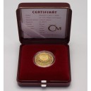 2000 - Zlatá medaile k uvítání roku 2000, Au 1/4 Oz