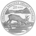 Stříbrná pamětní mince CHKO Vihorlat, 2023