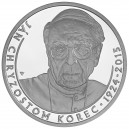 Stříbrná pamětní mince Ján Chrizostom Korec, Proof, 2023