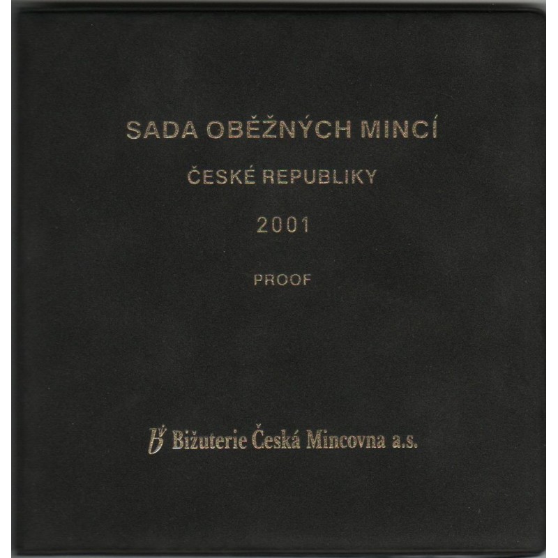 Sada oběžných mincí České republiky 2001 - Proof