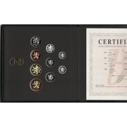 Sada oběžných mincí České republiky 2001 - Proof