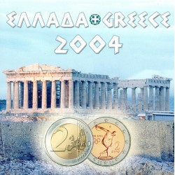 Sada oběžných mincí Řecko - Letní olympijské hry 2004