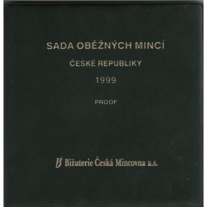 Sada oběžných mincí České republiky 1999 - Proof
