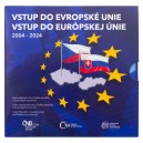 Sada oběžných mincí České a Slovenské republiky 2024 - Vstup do EU