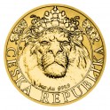 2022 - Zlatá mince 50 NZD Český lev reverse Proof - 1 Oz