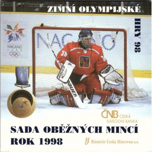 Sada oběžných mincí České republiky 1998 - ZOH Nagano 