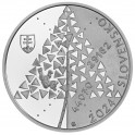 Stříbrná pamětní mince 80. výročí podání správy o nacistických vyhlazovacích táborech, Standard, 2024