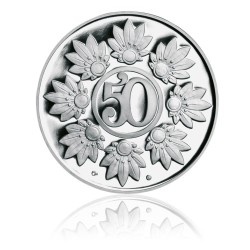 Stříbrná medaile k životnímu jubileu 50 let