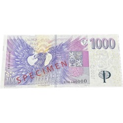 Pamětní bankovka 1.000,-Kč s přítiskem ČNB  1993-2023 SPECIMEN