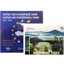 Sady oběžných mincí Národní park České Švýcarsko a Vstup ČR a SR do EU 2024