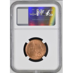 Mince 10 korun 1993 - varianta malé Kč, NGC MS 64