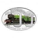 2024 - Stříbrná mince Flying Scotsman - Slavné parní lokomotivy 1 NZD