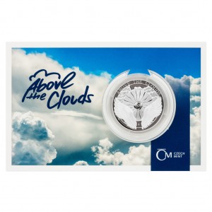 2024 - Stříbrná uncová mince Aviation Coin - Above the Clouds reverse proof