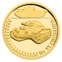 2024 - Zlatá mince 5 NZD Mk VI Crusader - Obrněná technika