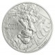 2024 - Palladiová mince 50 NZD Český lev - 1 Oz