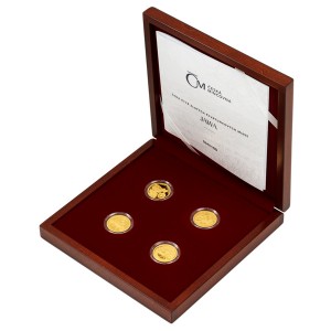 2024 - Sada 4 zlatých mincí 10 NZD JAWA - orientační cena