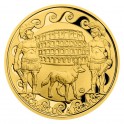 2022 - Zlatá dvouuncová investiční mince Romulus a Remus