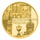 2024 - Zlatá pamětní mince Moravská Třebová - Městské památkové rezervace - Proof 