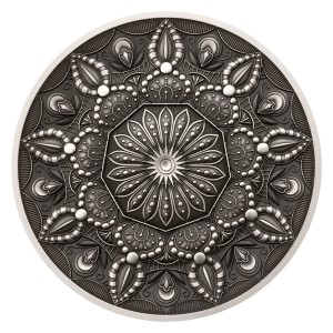 2024 - Stříbrná medaile Mandala - 3 Oz
