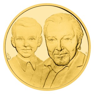 2024 - Zlatá uncová medaile Karel Gott - 1 Oz - proof