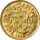 Zlatá mince Švýcarsko 20 Frank 1935 - Helvetia/Vreneli
