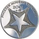 2001 - Platinová medaile Nové tisíciletí, Pt 1/4 Oz