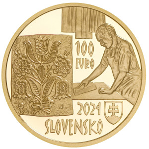 Zlatá pamětní mince Modrotisk, Proof - rok 2024