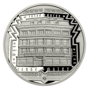 2021 - Platinová mince 50 NZD Dům u Černé Matky Boží - Kubismus