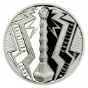 2022 - Platinová mince 50 NZD Kubistická lampa - Kubismus