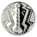 2022 - Platinová mince 50 NZD Kubistická lampa - Kubismus
