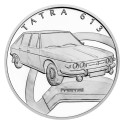 2025 - Stříbrná mince Tatra 613 - Na kolech 1 NZD