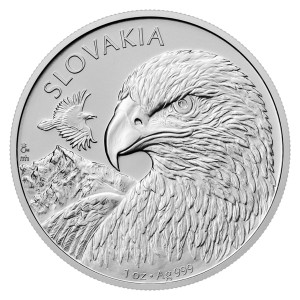 2023 - Stříbrná mince Orel 2 NZD  - 1 Oz