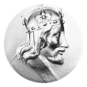 2023 - Stříbrný odražek pětidukátu - Karel IV. - ak. soch. Jiří Harcuba